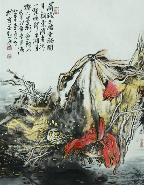 质朴的中国画风 国画名家田根承作品欣赏