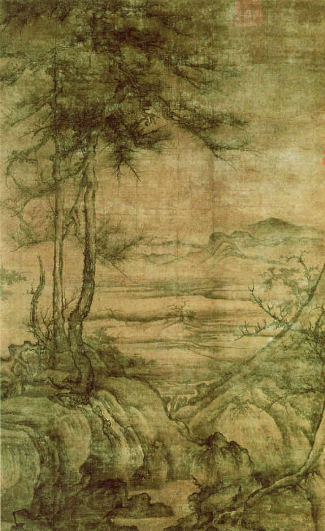 乔松平远图 北宋 李成(919-967)