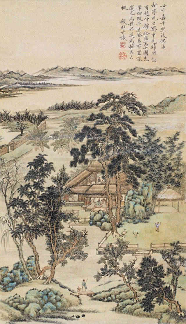 松荫高士图 钱杜(1764-1845)