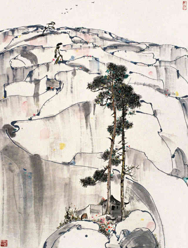 黄山黑虎松　郭传璋(1912-1990)