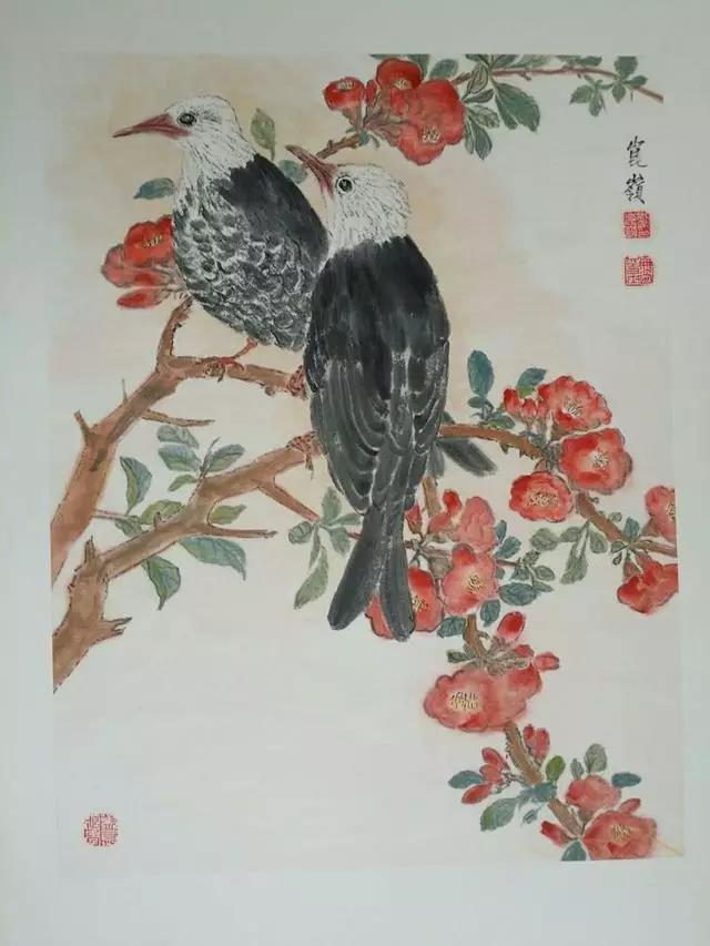画家刘崑岭经典花鸟画赏析