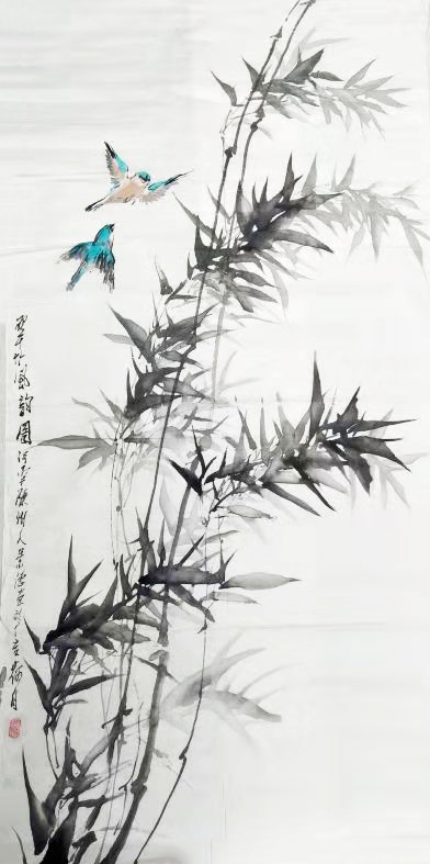 当代国画名家胡景德作品欣赏 ——花草、山水