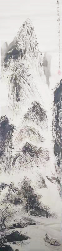 当代国画名家胡景德作品欣赏 ——花草、山水