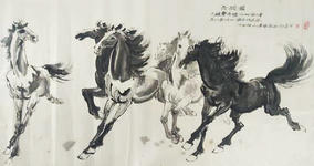 当代国画名家胡景德作品欣赏 ——人物、动物
